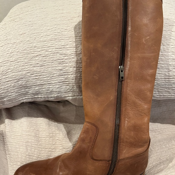 Frye Women's Brown Leather Boots - Picture 6 of 6
